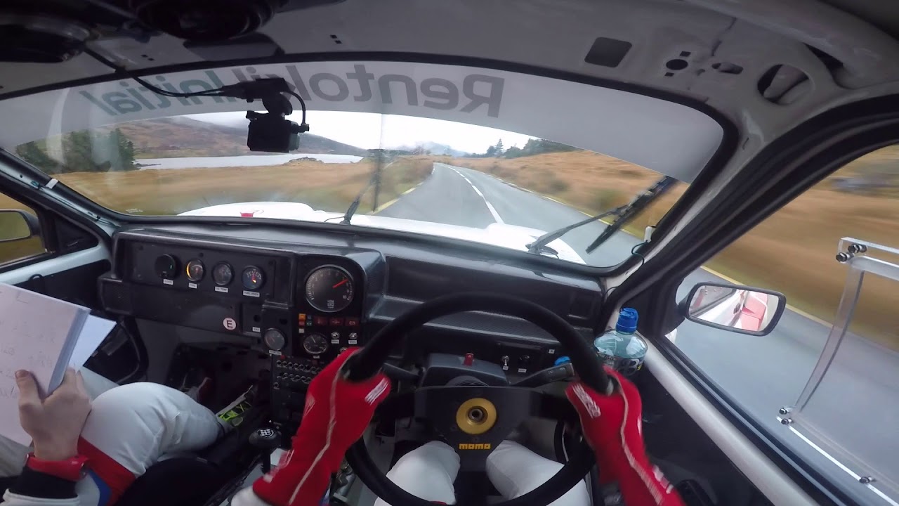 Craig Breen **Helmet Cam** - Killarney Historic Rally - MG Metro 6R4