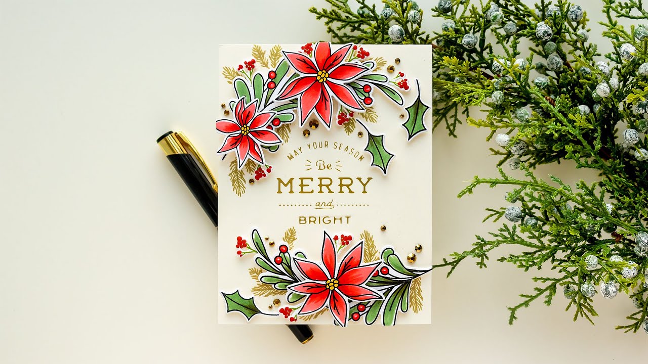 Yippee for Yana: Holiday Sprigs & Foiling
