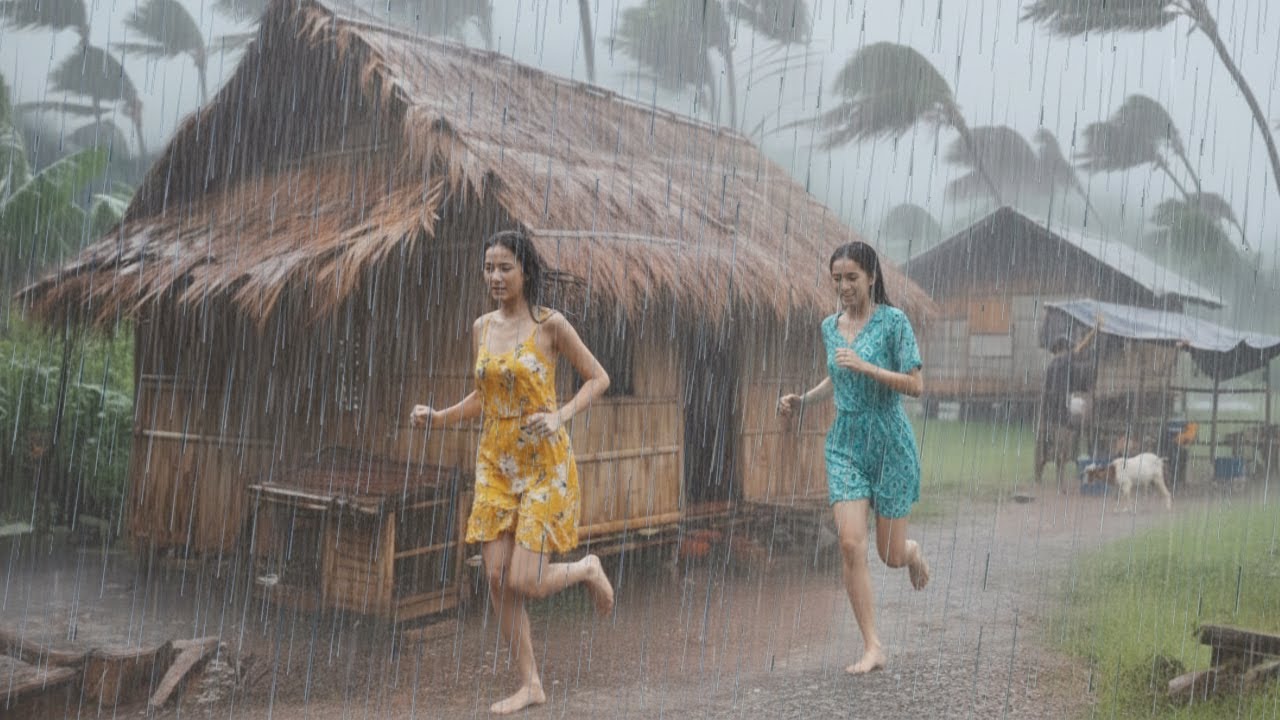 Rain Sounds For Sleeping - 99% Instantly Fall Asleep With Rain And Thunder Sound At Night