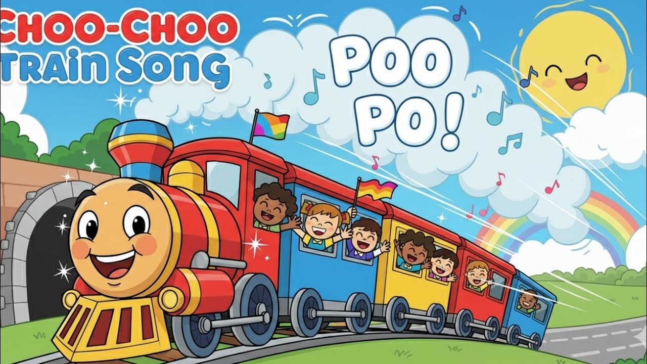 Choo Choo Train Song for Kids 🚂 | Fun Learning & Dance | Nursery Rhyme by Jingli Kids