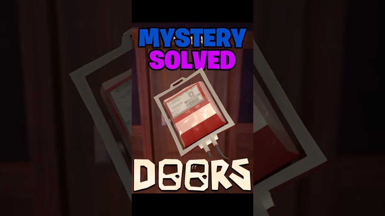 Roblox DOORS Mystery JUST Solved!