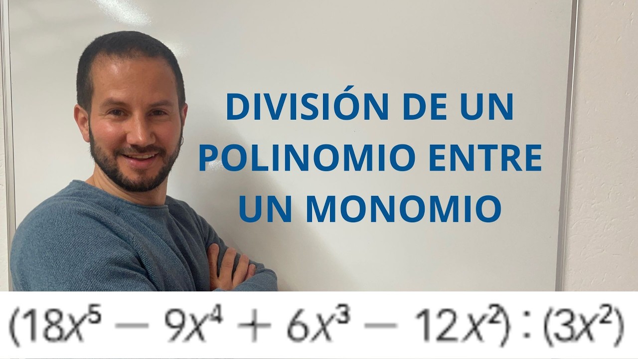 División de polinomios entre un monomio paso a paso | Álgebra (ESO)