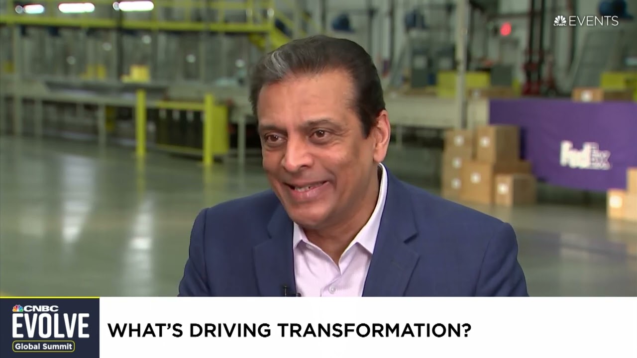 What's Driving Transformation at FedEx?  CEO Raj Subramaniam fills us in at the Evolve Global Summit