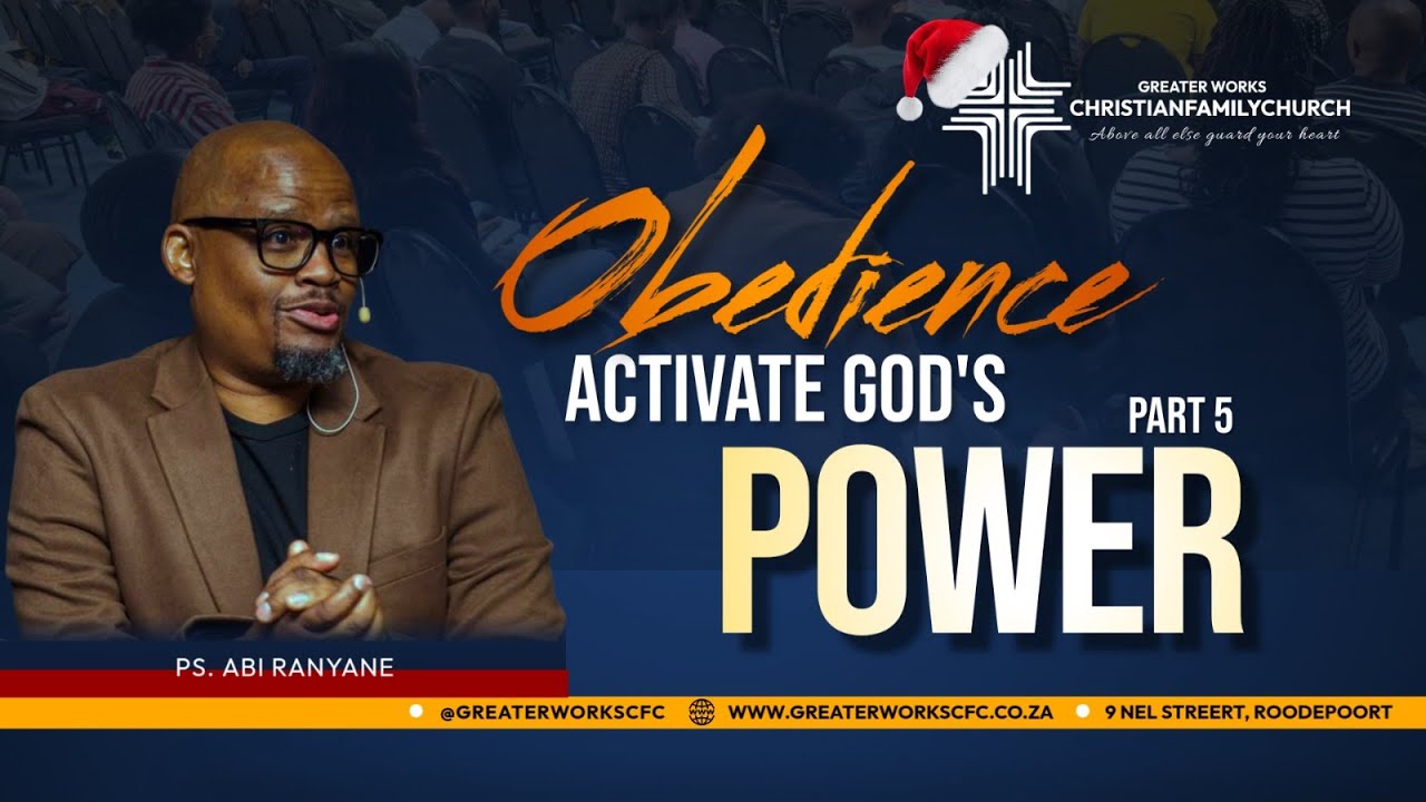 Obedience Activates God's Power Part 5 | Ps Abi | GWCFC