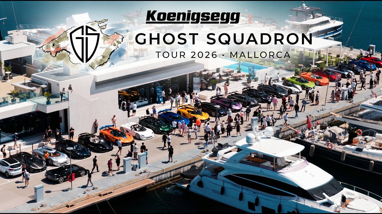 Koenigsegg's 10th Anniversary Tour | Ghost Squadron Mallorca