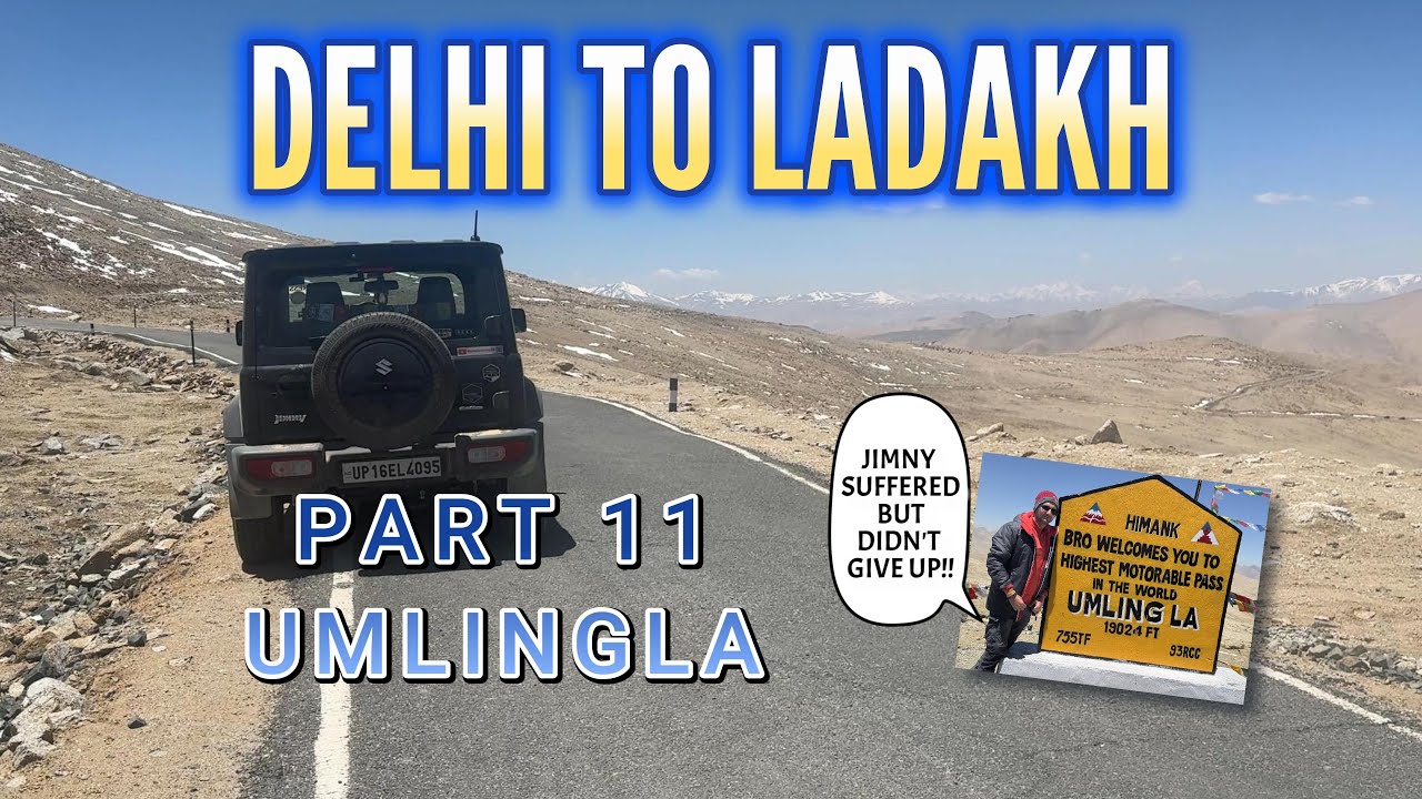 Часть 11 - Задыхаясь от воздуха на высоте 19 000 футов - Умлингла #umlingla #umlinglapass #leh #l...