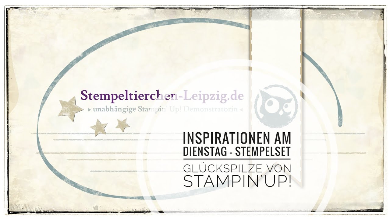 Inspiration am Dienstag - Stempelset - Glückspilze von Stampin`Up!