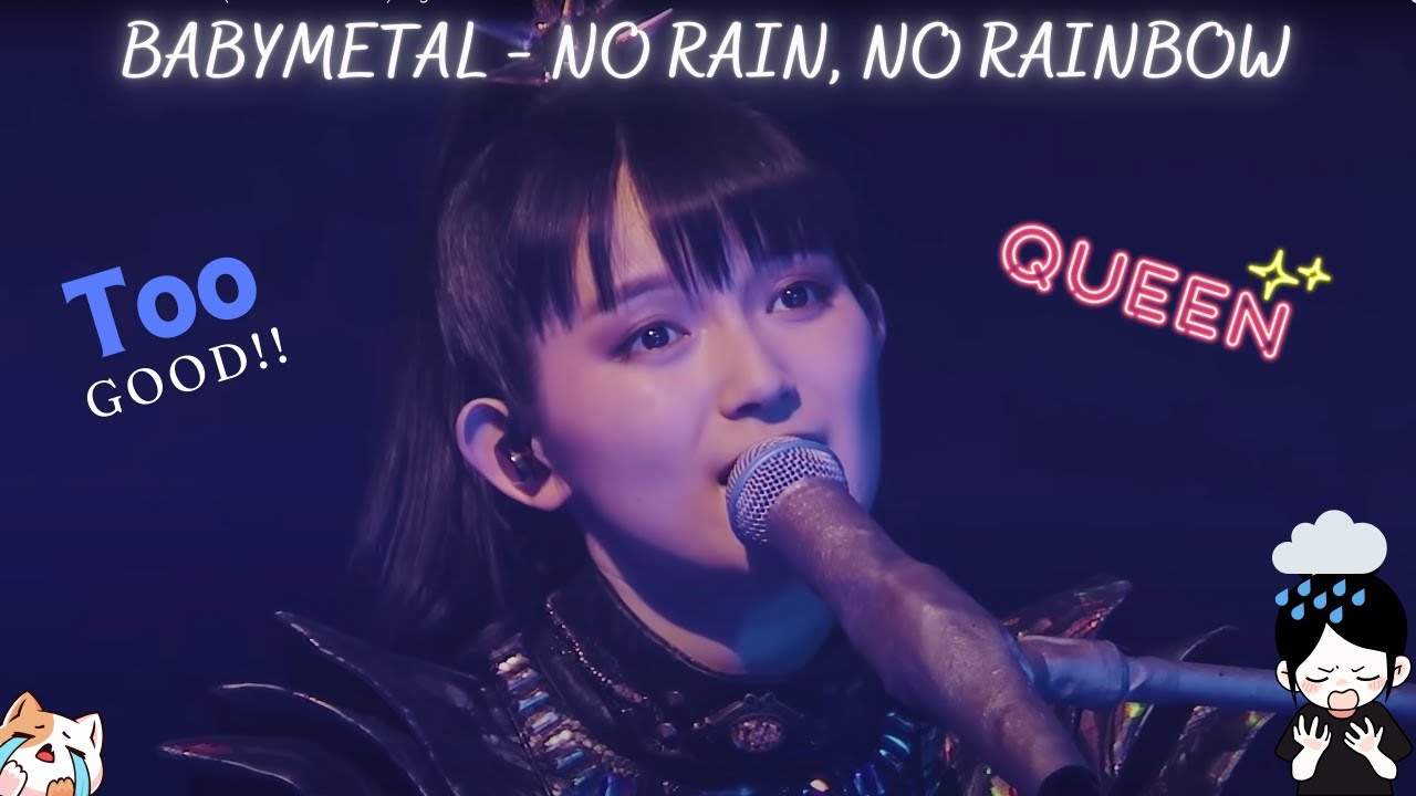 BABYMETAL - NO RAIN, NO RAINBOW 【Live Blu-ray/DVD 「LEGEND - S - BAPTISM XX -」】🦊Reaction🦊
