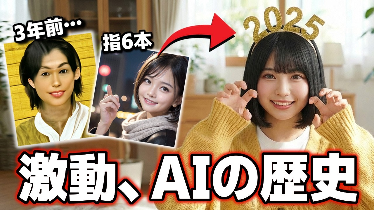 【2025年総括】生成AI爆速進化の軌跡。2022年から2026年の未来まで！AIニュース特別回