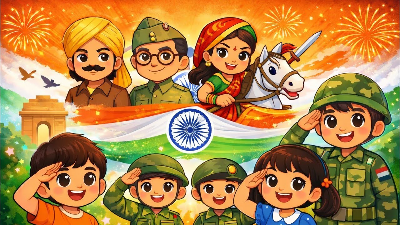 भारत माता के सच्चे सपूत 🇮🇳 | Republic Day Special for Kids | Khel Pitara