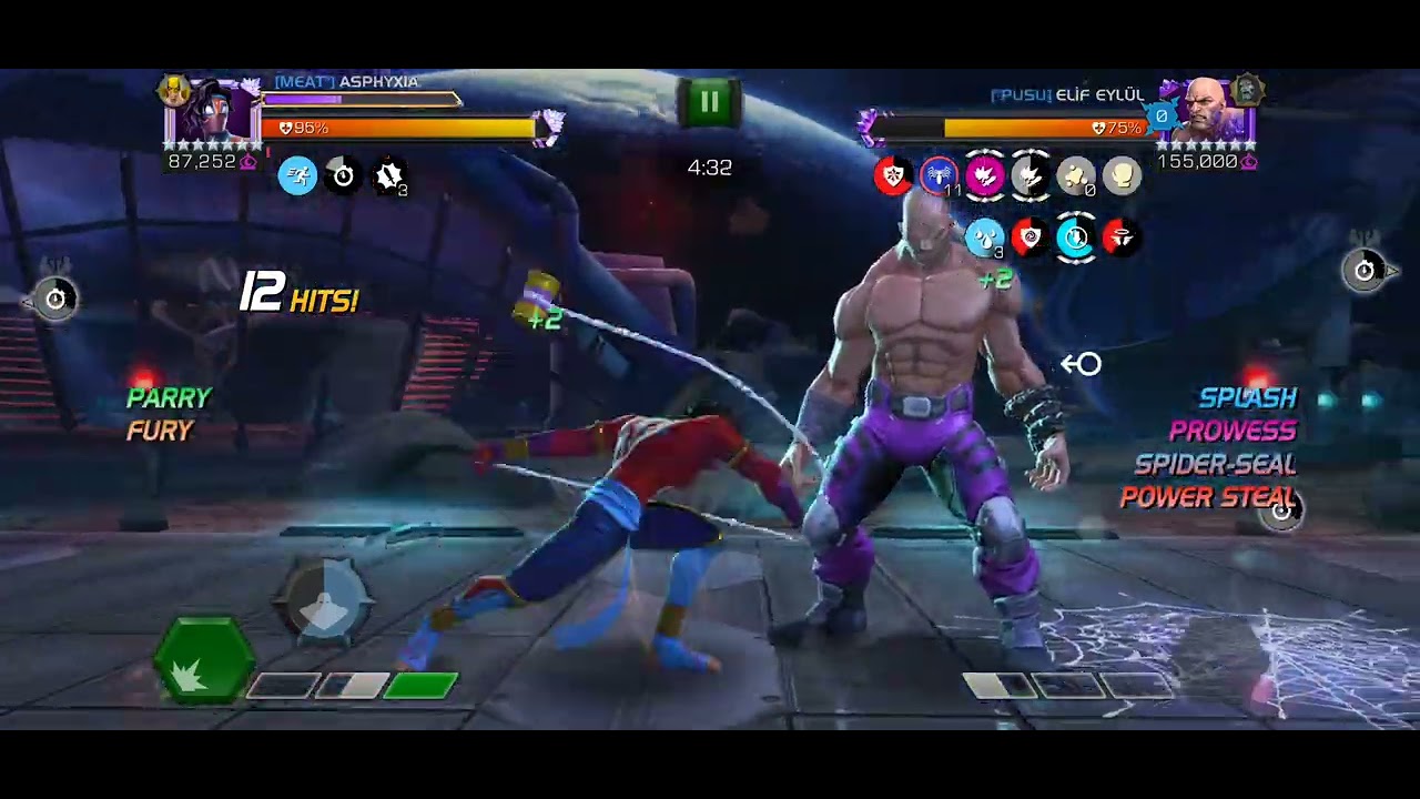 MCOC AW S67W02 - Pavitr VS Node 38 Absorbing Man 
