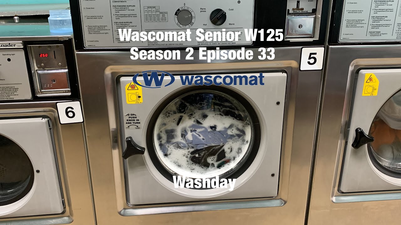 Laundromat day S2 Episode 33 Wascomat Senior W125 Washer washday