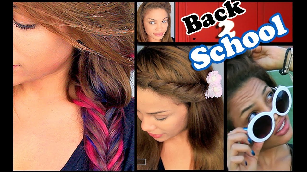 6 Easy Back to School Hairstyles!  | AndreasChoice