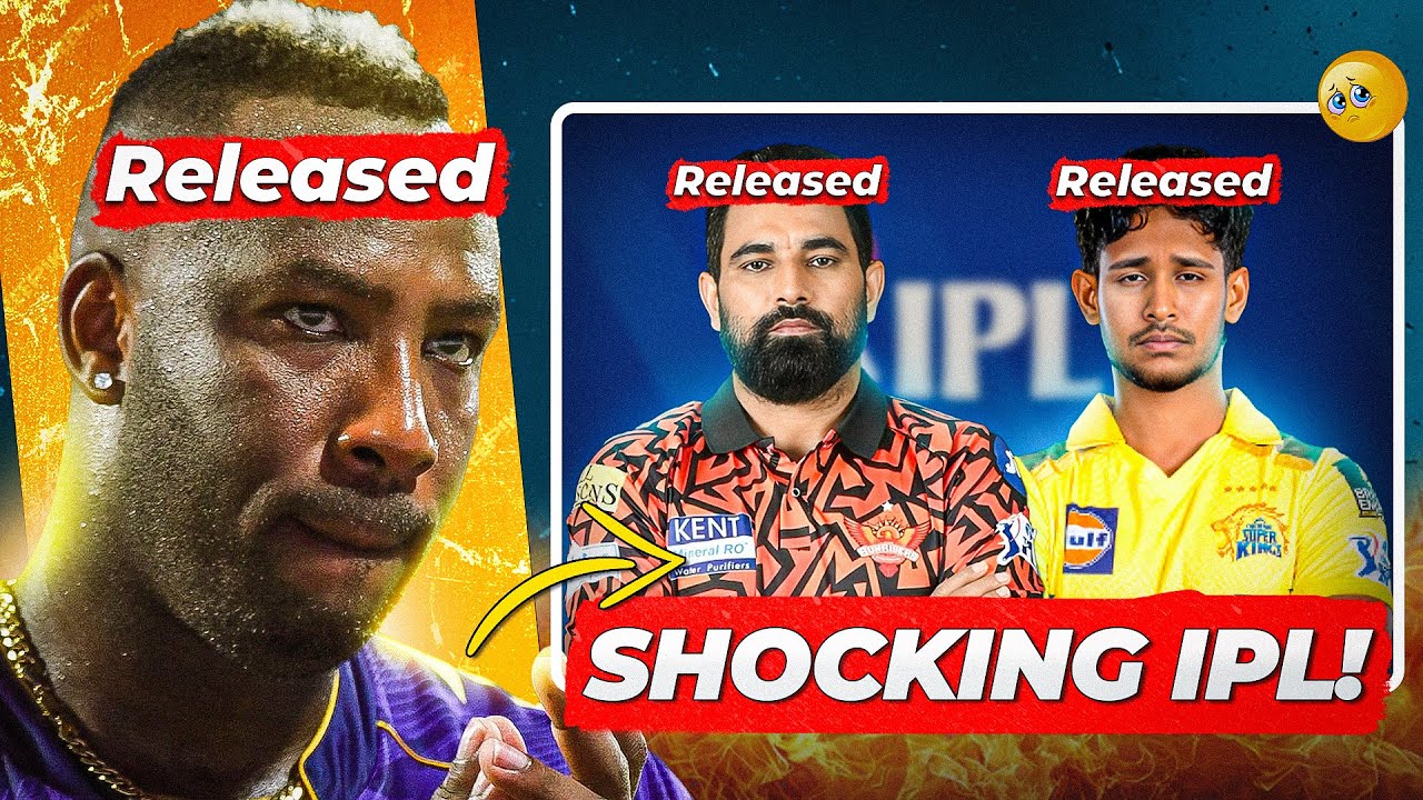 IPL 2026 Retention TRUTH EXPOSED : Why Andre Russell and Pathirana Released?
