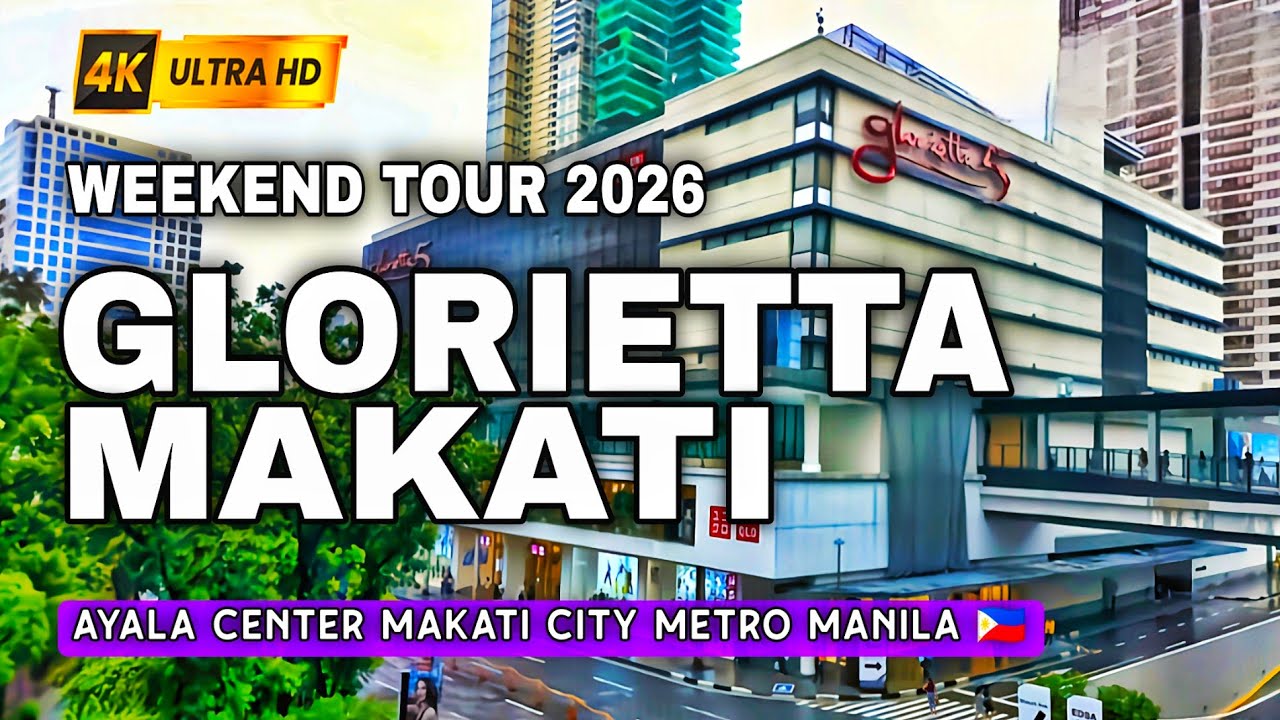 Makati Malls Weekend Rush! Glorietta To One Ayala In Ultra Clear 4K Walking Tour Philippines 