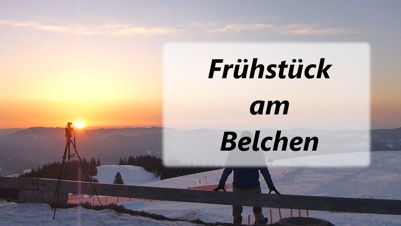 Frühstück am Belchen