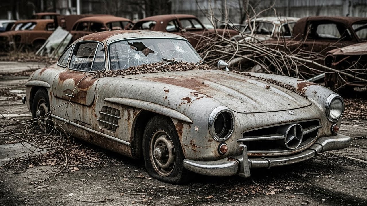 Abandoned Mercedes-Benz 300SL Gullwing (1955) Full Rebuild to Factory New