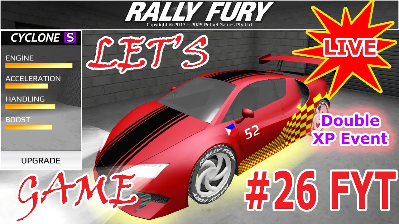 Rally Fury Multiplayer CAR CYCLONE S RANK DIVISION 3 (Double XP Event) 11/16/2025 #26FYT