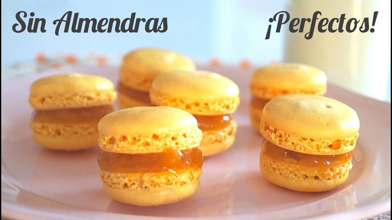 MACARONS SIN ALMENDRAS! con HARINA COMUN (Solo 4 Ingredientes Receta fácil y económica)