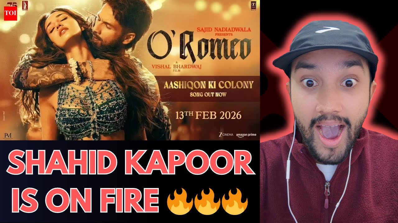 AASHIQON KI COLONY REACTION 🔥🔥🔥 | O'ROMEO | SHAHID KAPOOR #shahidkapoor #dishapatani #bollywood