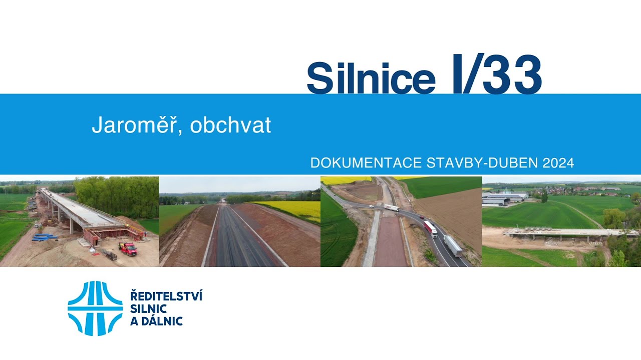 I/33 Jaroměř, obchvat (dokumentace stavby 04/2024)