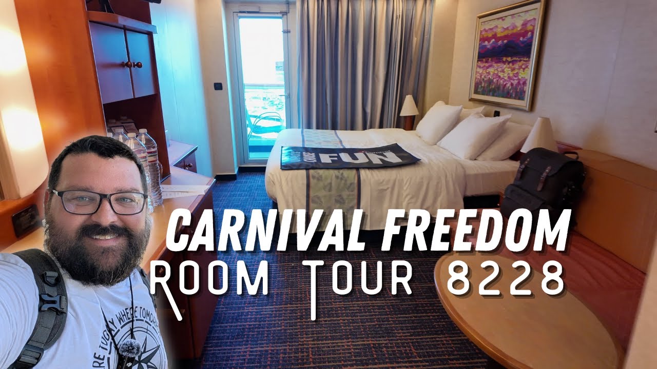 Экскурсия по балкону Carnival Freedom 8228!