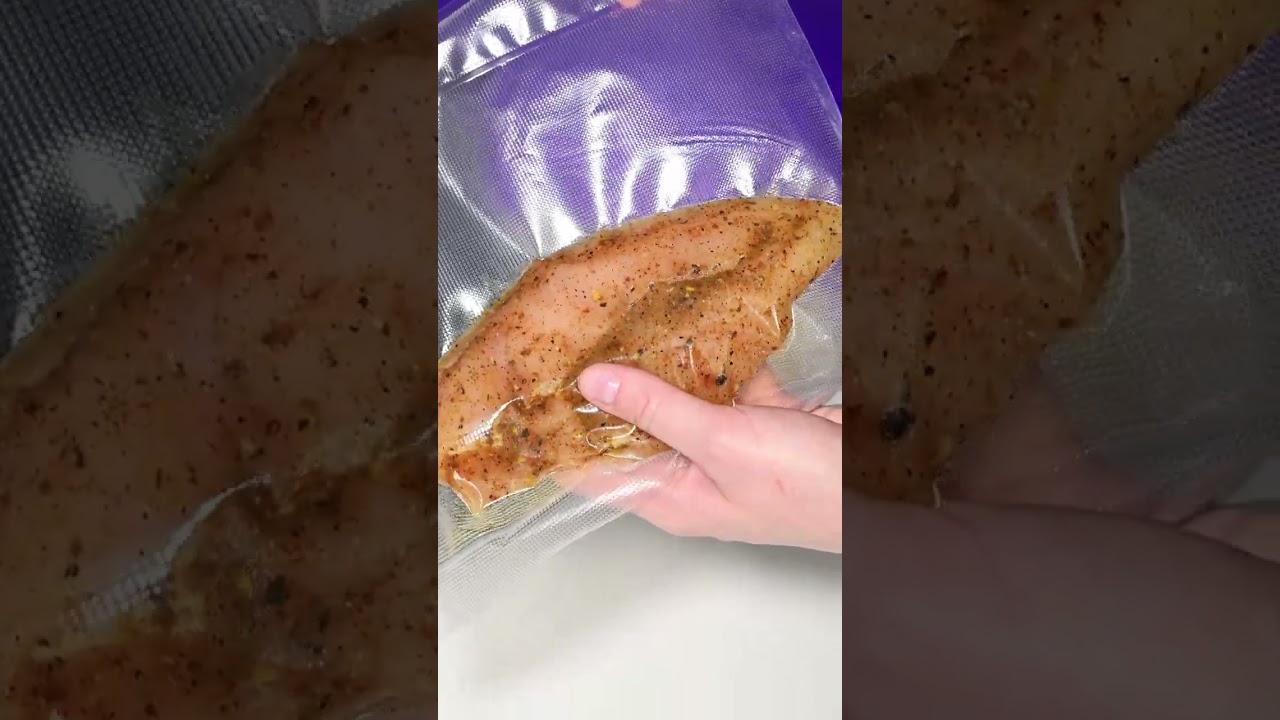 Разница в вакуумации влажного и мокрого продуктов с помощью STOEWER Chef V80 #инструкция #обзор