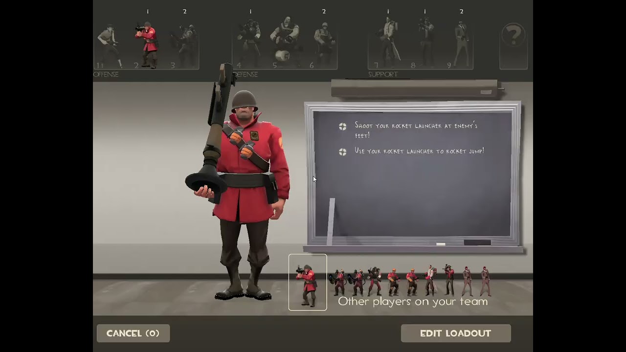 Playing one round of TF2