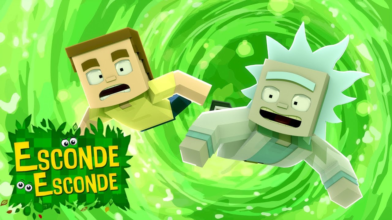 Minecraft: RICK AND MORTY! 👽 (Esconde-Esconde)