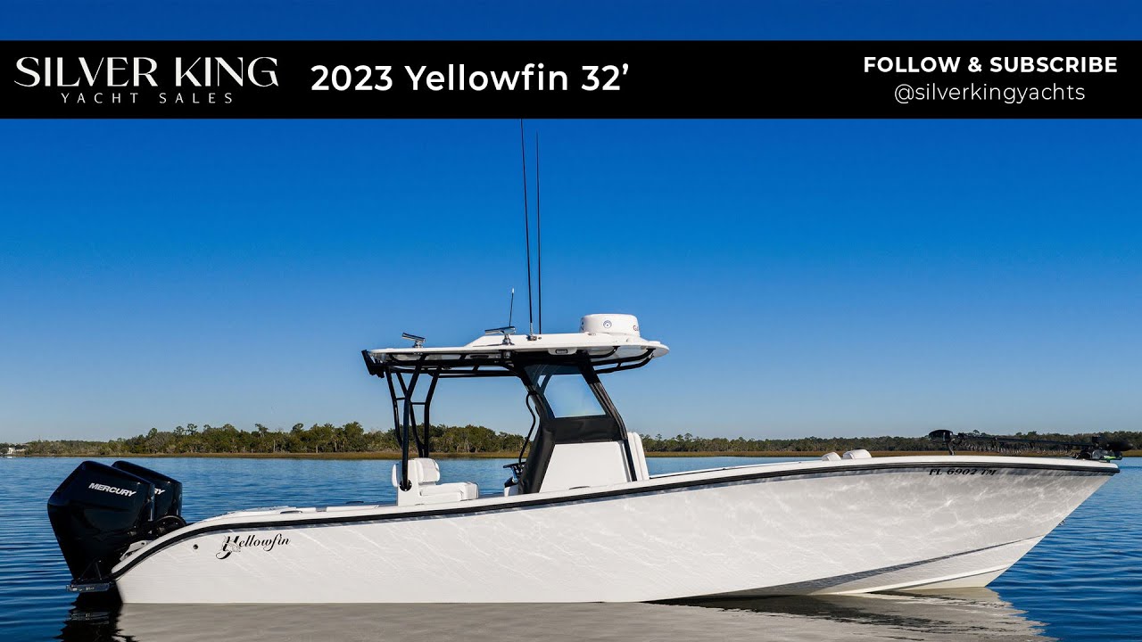 Яхта Yellowfin 32' Tour 2023 года выпуска продается компанией Silver King Yachts.