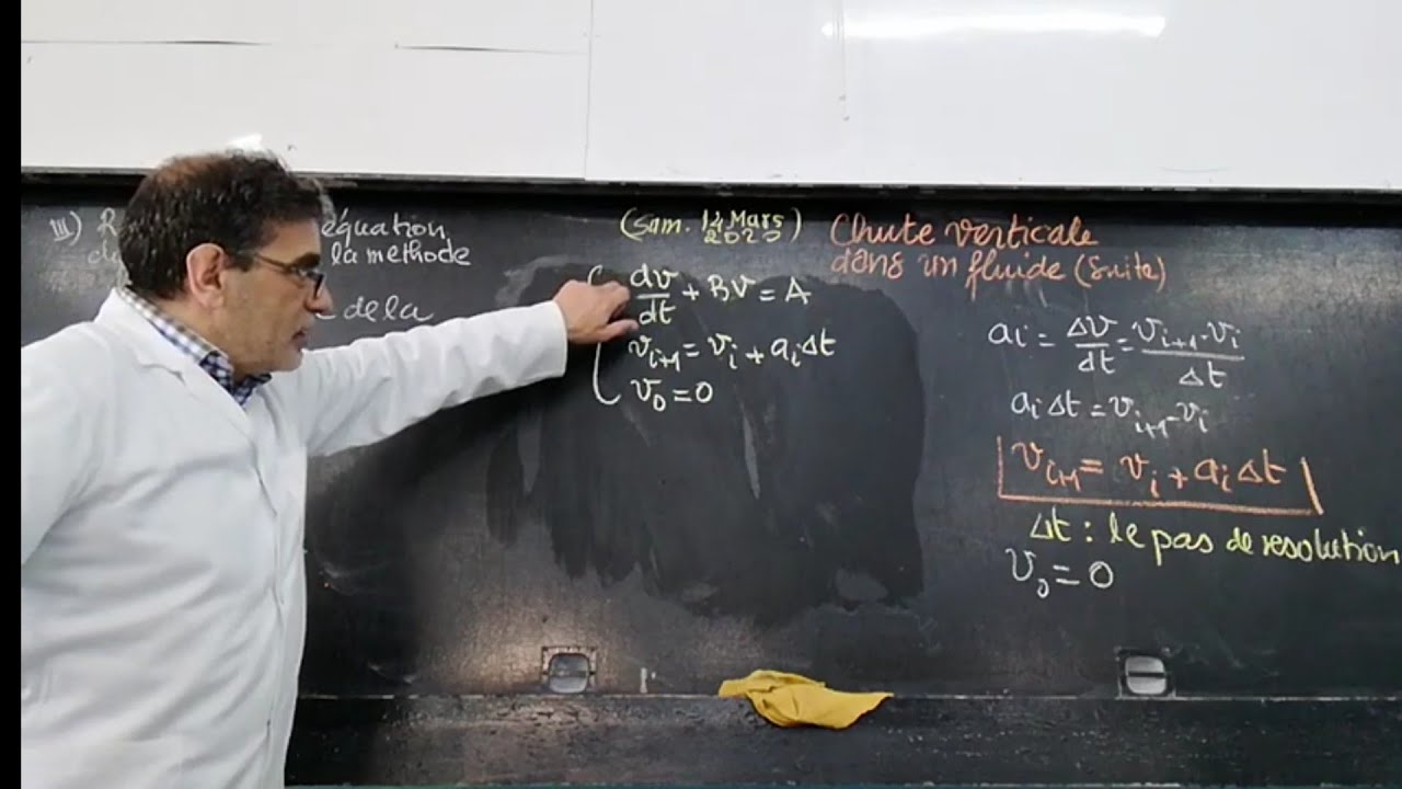 Résolution d'une équation différentielle par méthode d'Euler