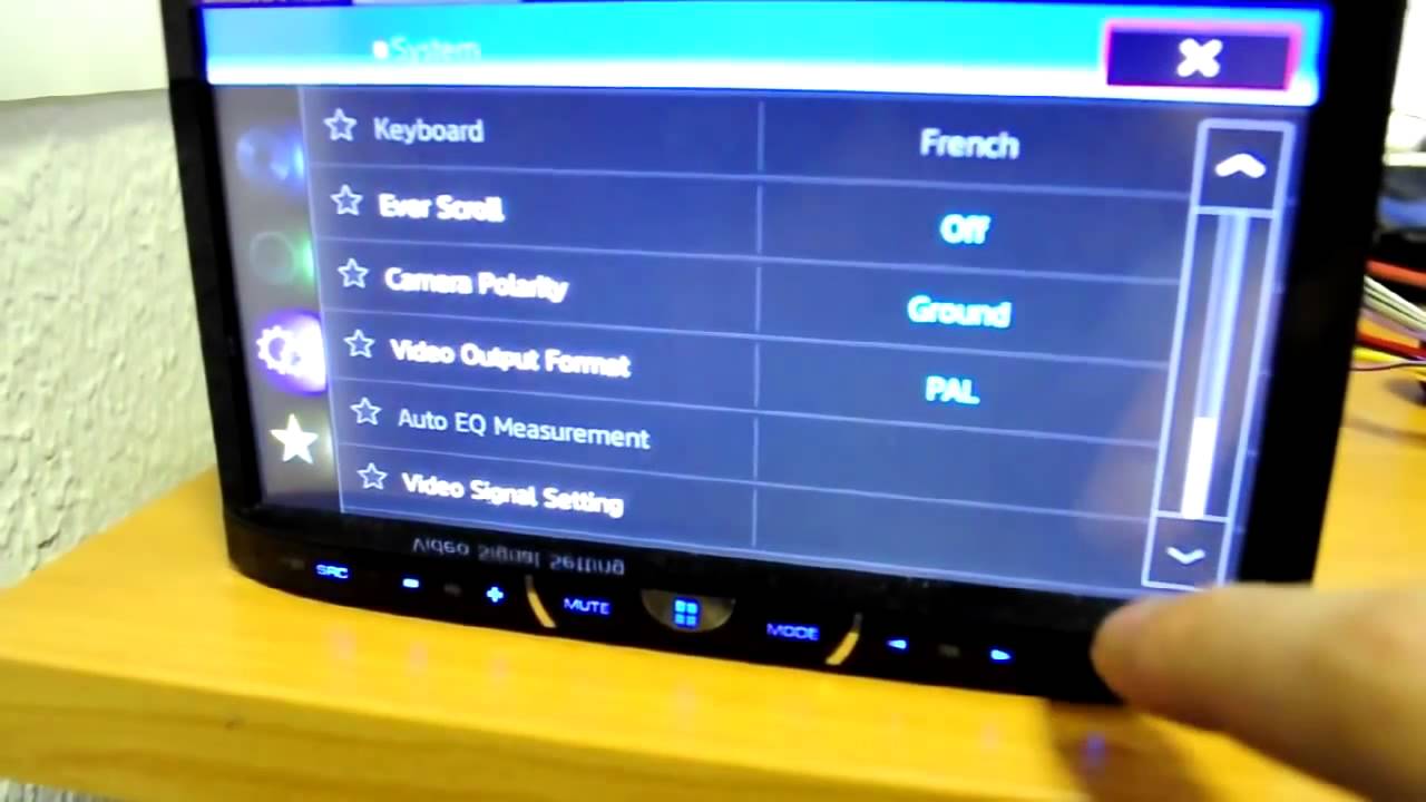 Pioneer AVH X4500DVD connection with Camera Pioneer ND BC5