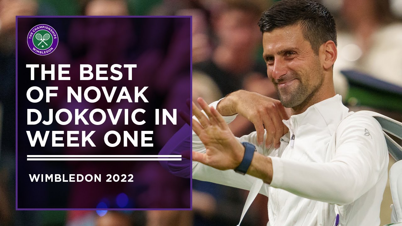 The Best of Novak Djokovic in Week One | Wimbledon 2022
