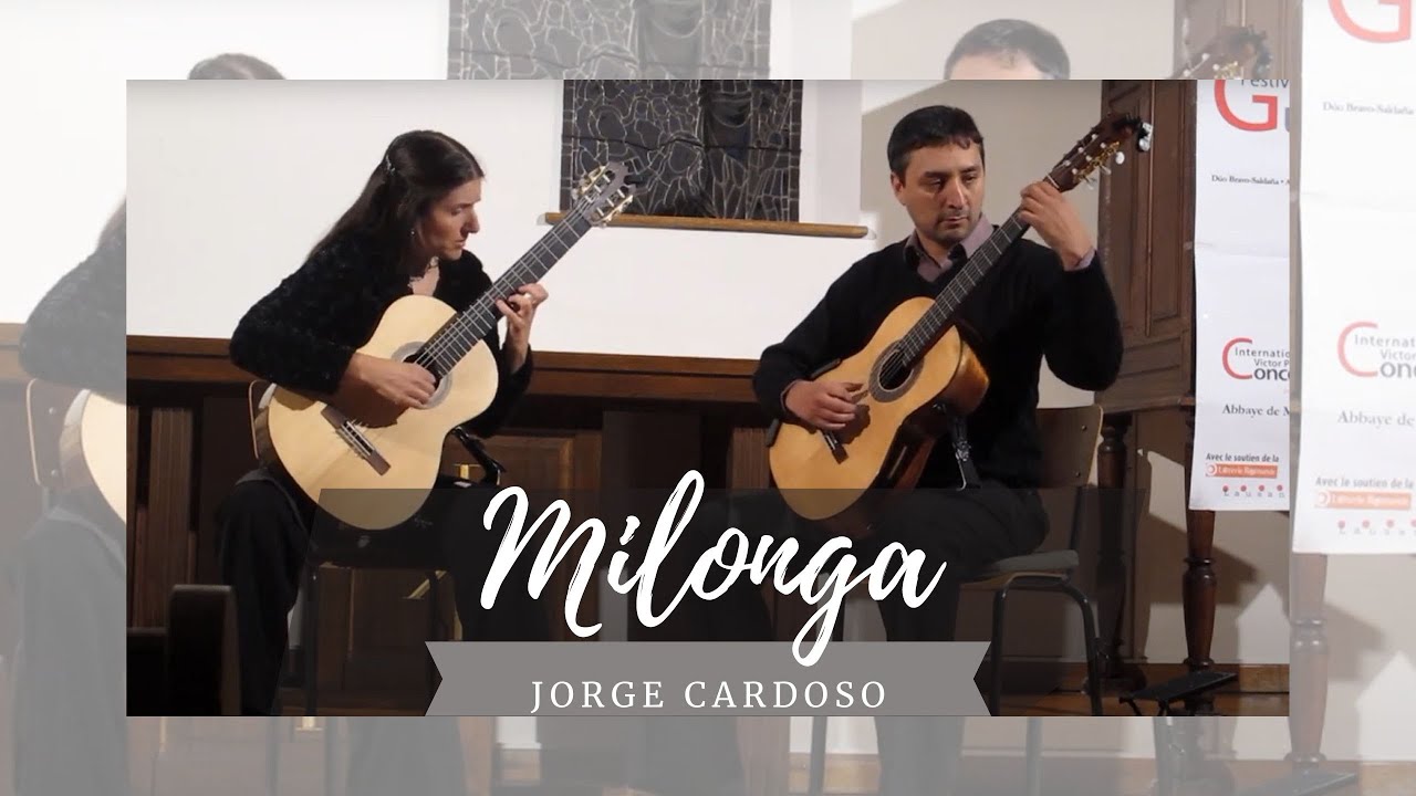 Jorge Cardoso. Milonga. Saldaña-Bravo guitar duo. Festival Lausanne 2013