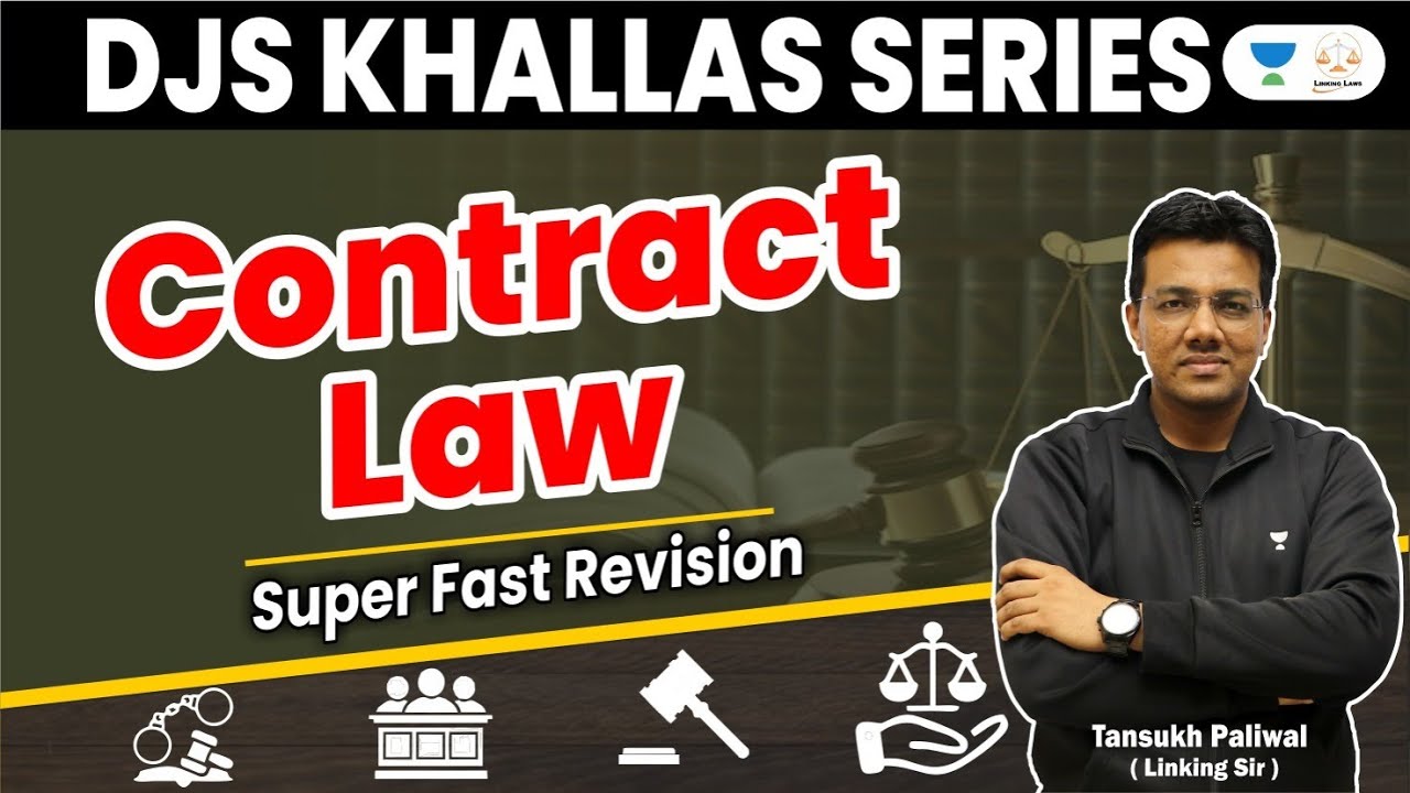 Ek Class Contract Act Khallas | Indian Contract Act | Judiciary | Linking Laws | Tansukh Paliwal