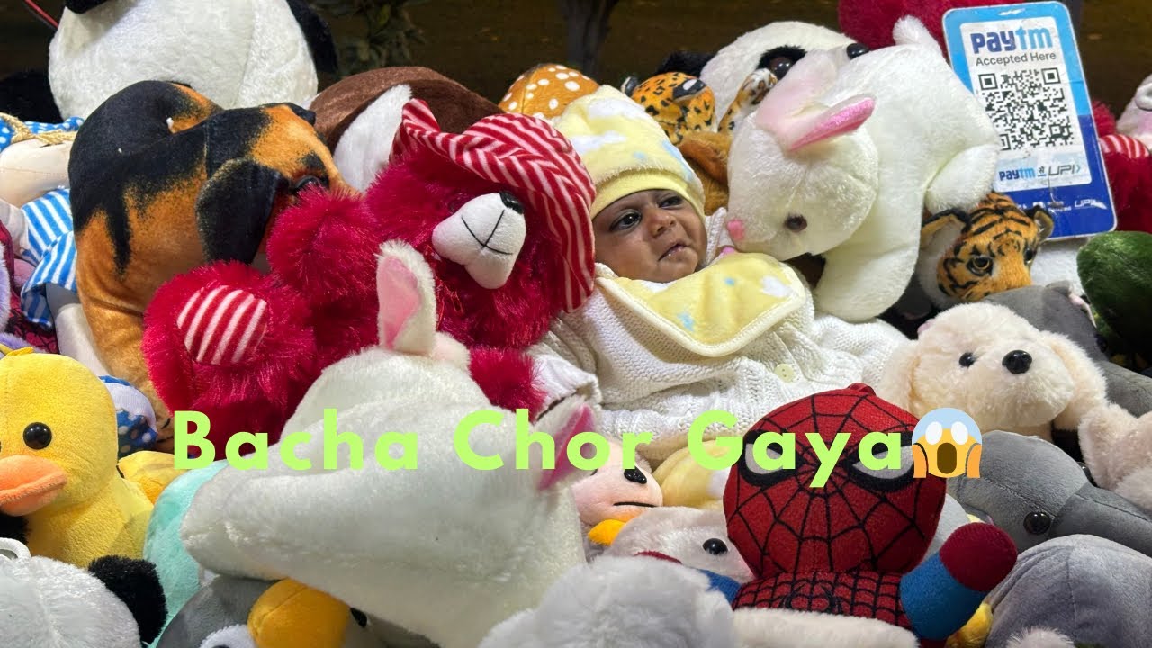 Bacha Chor Gaya Teddy Le gaya😱|| NOIDA Aana Pad Gaya aisa Kya hogya🤔