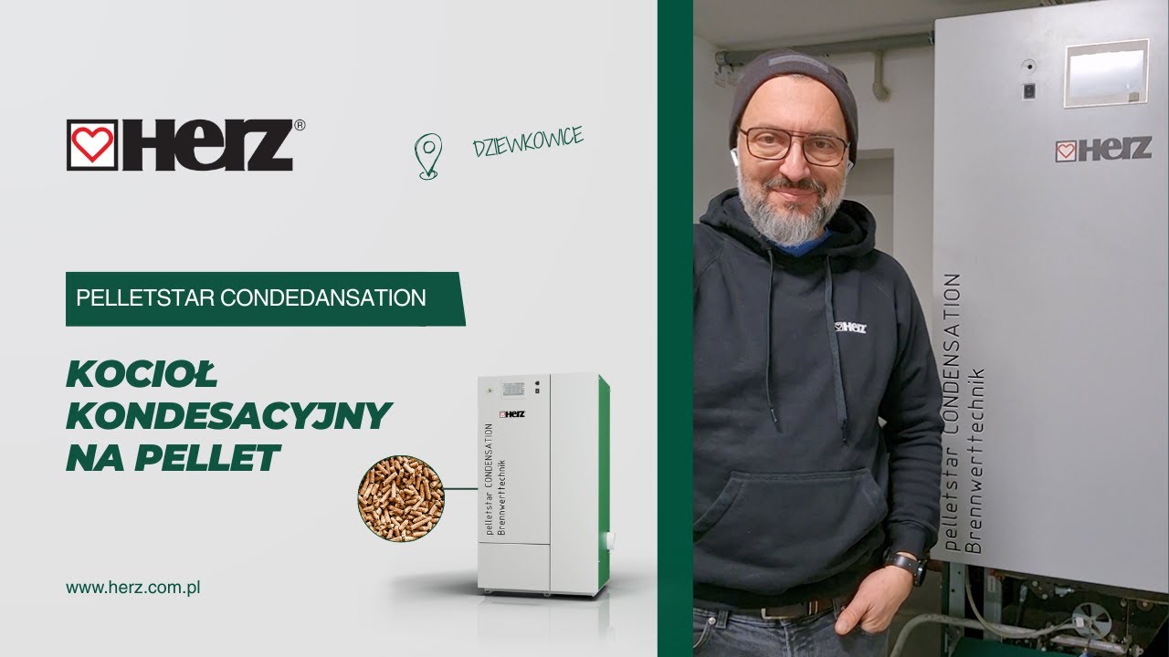 Kocioł HERZ pelletstar CONDENSATION 101kW w zespole placówek oświatowych w Dziewkowicach