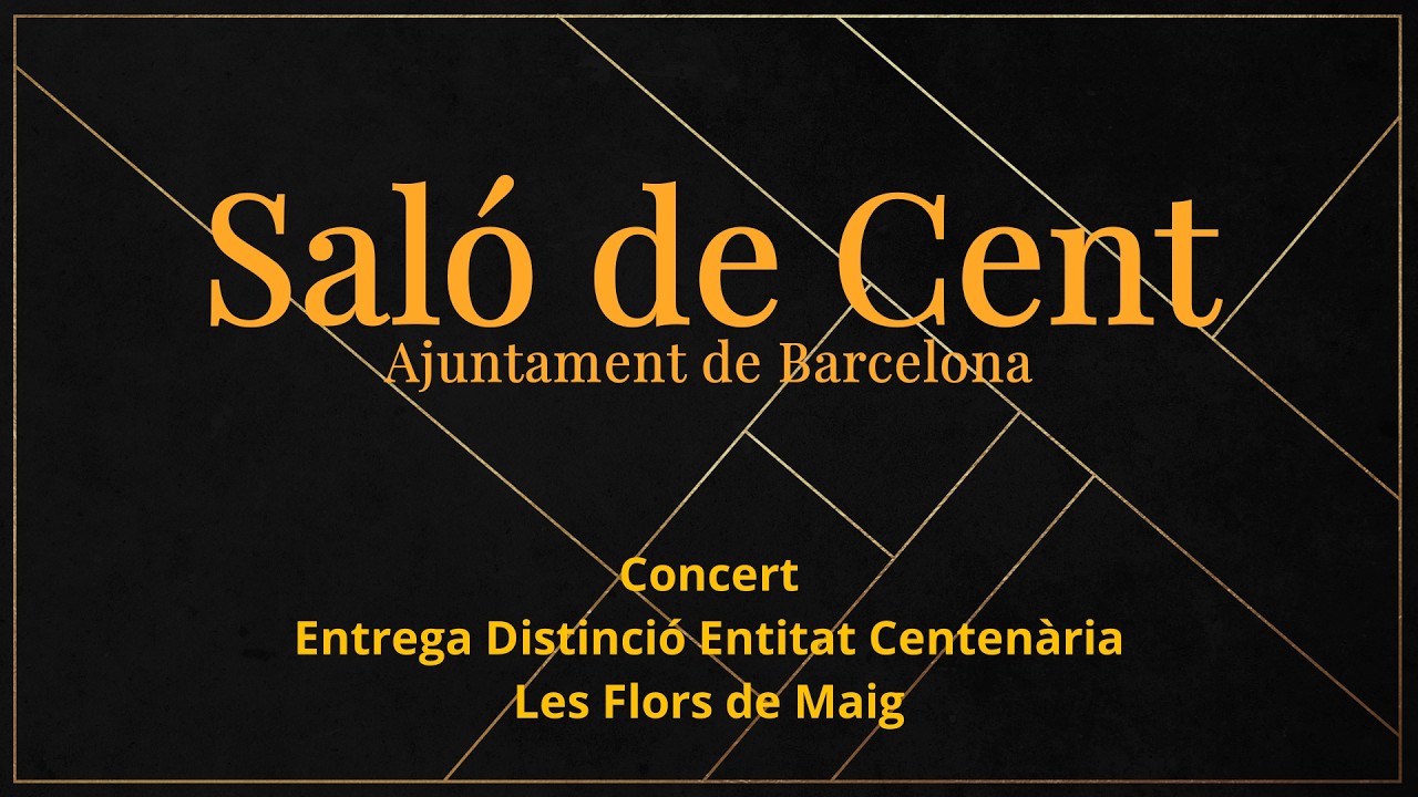 Saló de Cent - Les Flors de Maig
