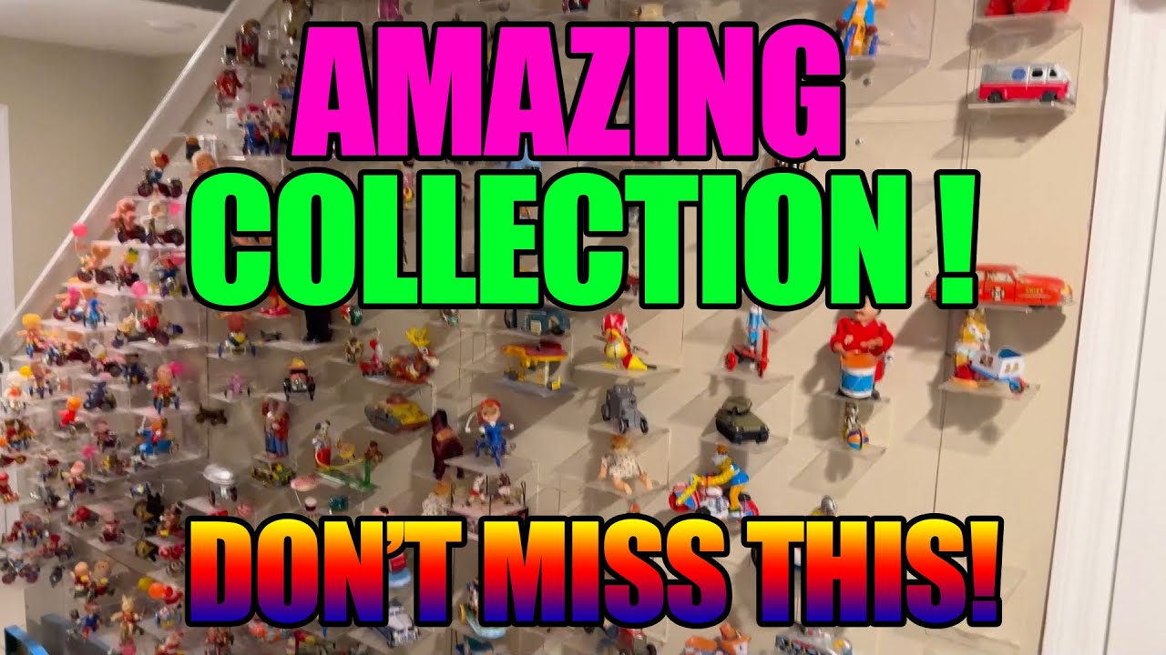 Antique Toys HUGE Collection Tin Toys Don't Miss This!