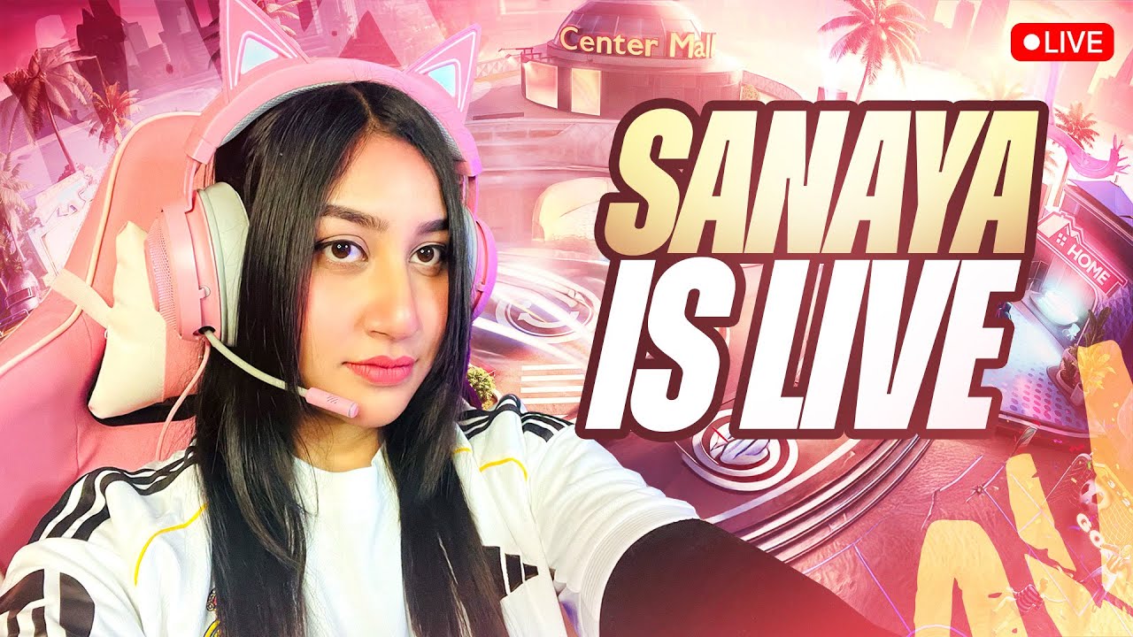 DAY 11 CONQUEROR RANK PUSH⭐️ / BGMI LIVE WITH SANAYA FACECAM STREAM⛄️❄️🌸 | FULL RUSH GAMEPLAY❤️💕