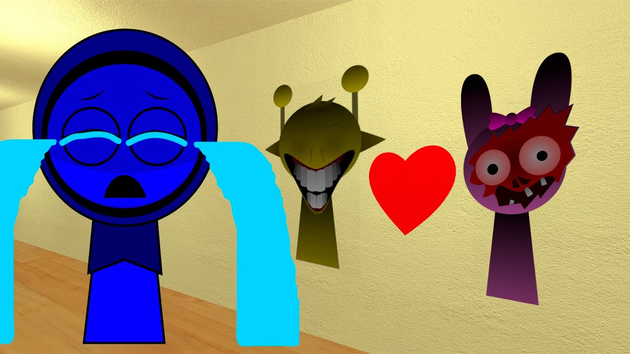 Blue Sprunki Jevin wants me to bring him Horror Sprunki Pinky but Sprunki Simon got mad at me - Gmod