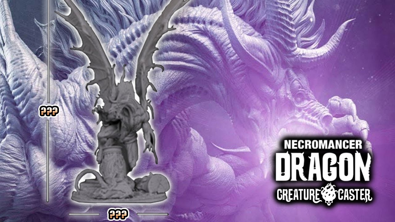 Insanely BIG- Creature Caster Necromancer Dragon Unboxing & Build