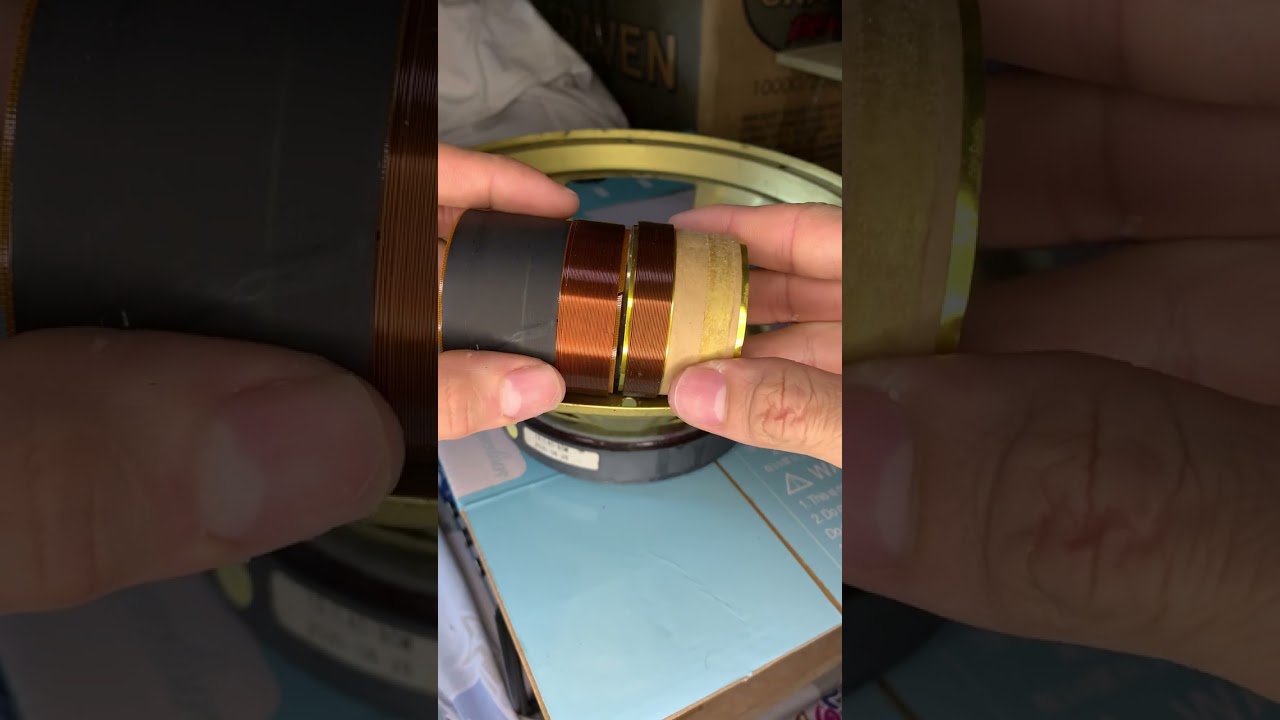 Thay coil loa bass thì canh coil như thế nào là đúng