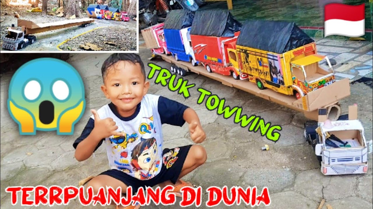 Boncil_Truk Towing Terpanjang di dunia#truktowingterpanjangdidunia