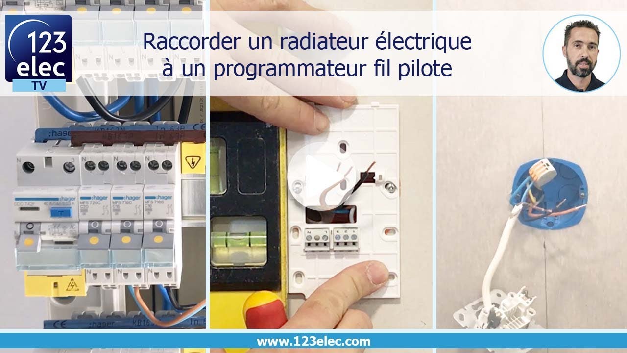 Comment raccorder un radiateur électrique à un programmateur fil pilote ?