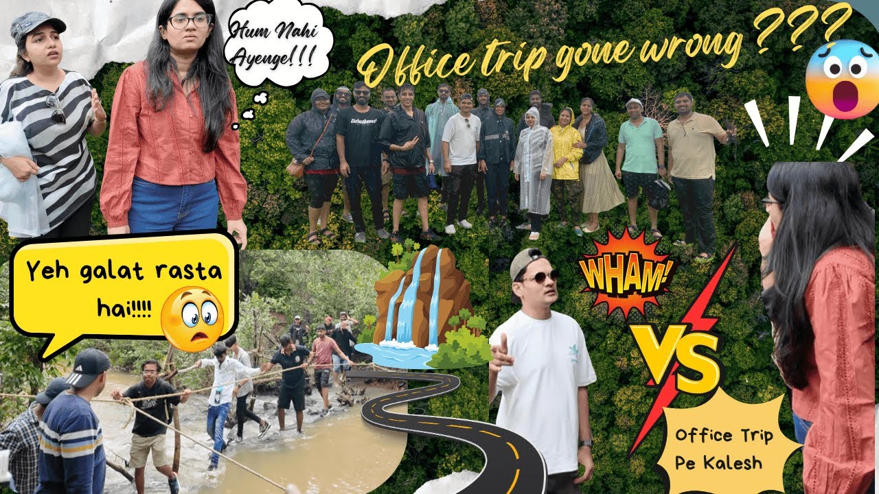 Office Trip mein Kalesh!!! | Kalu Waterfall | Malshej Ghat | 2025