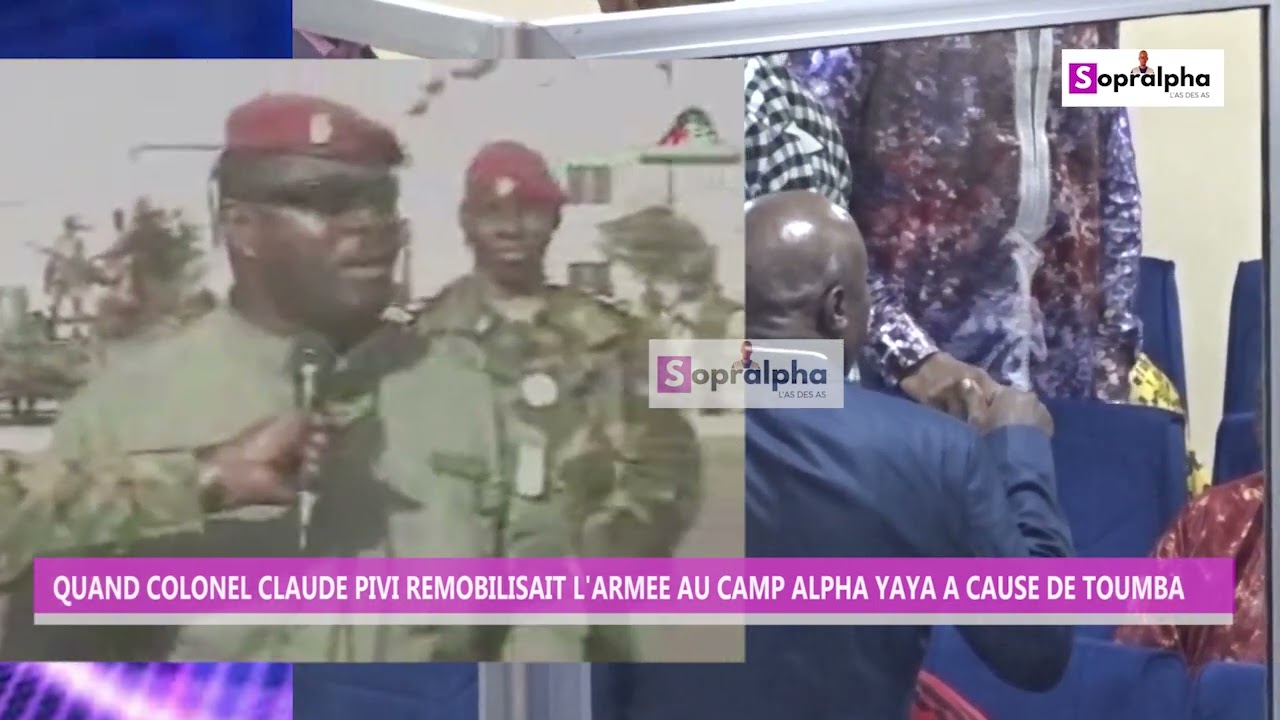 Quand Claude Pivi remoblisait l'armée au camp Alpha Yaya après les évènements de Koundara
