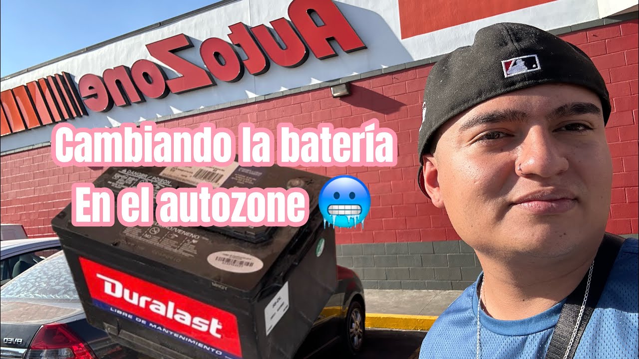Cambiando la batería en el autozone 🥶
