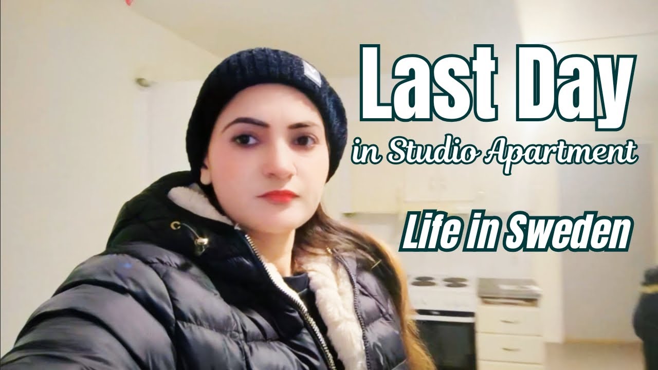 Life in Sweden | Last Day in Studio Apartment | Apartment Cleaning
