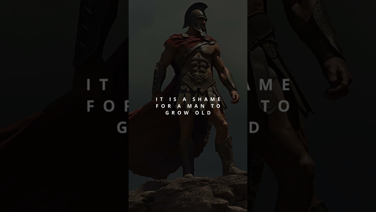 "It is a shame for a man to grow old..." - Socrates
